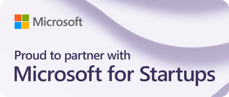 Microsoft for Startups Founders Hub badge