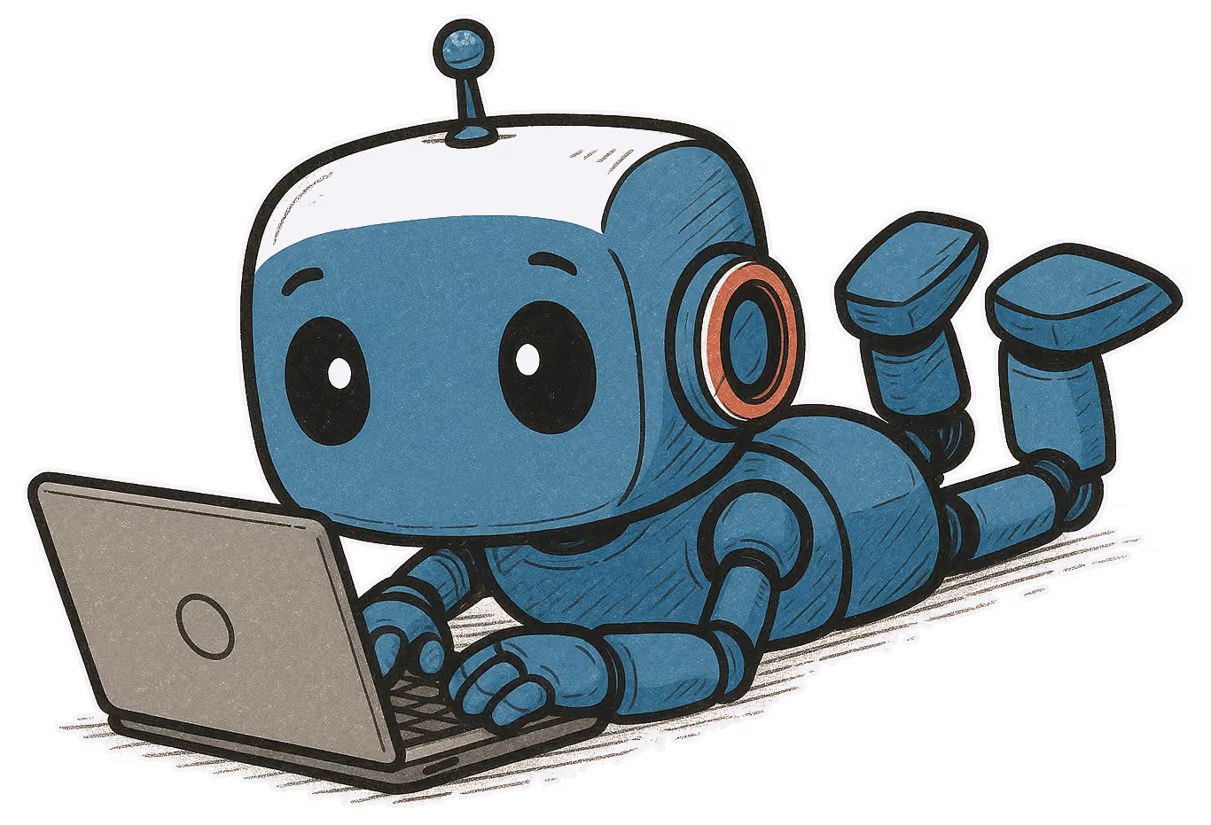 AI assisting with patent drafting process illustration